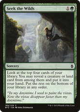 Buscar o Mundo Selvagem / Seek the Wilds - Magic: The Gathering - MoxLand